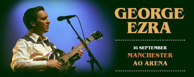 George Ezra: VIP Tickets + Hospitality Packages - AO Arena, Manchester